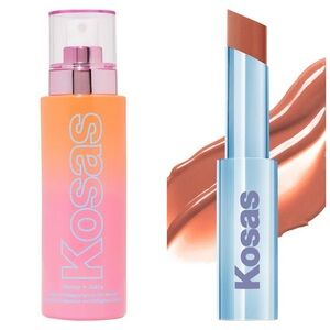 NWT Kosas Plump + Juicy Serum and Lipstick Set